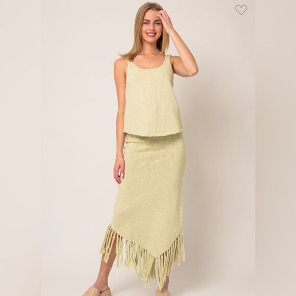 075 SAGE FRINGE SHIRT SET - Picture 5 of 8